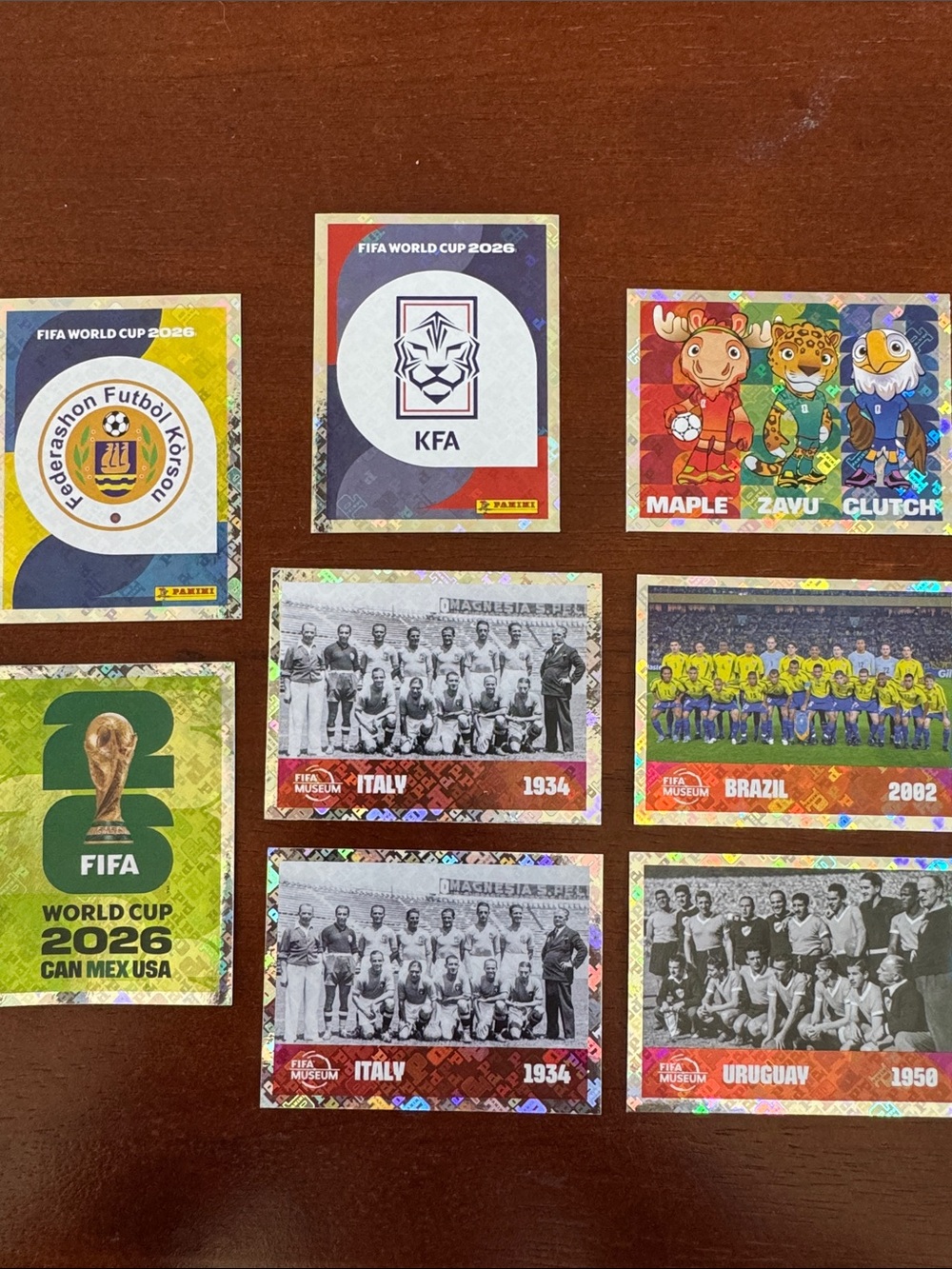 FIFA World Cup 2026 Foil Collector Stickers - Holographic Set